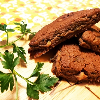 余ったチョコ菓子で作るボリボリクッキー